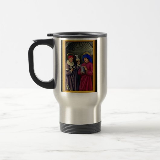 Mug De Voyage Saints Cosmas et Damian par Jean Bourdichon (Gauche)