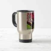 Mug De Voyage Sakura art japonais de fleurs de cerisier (Devant gauche)