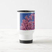 Mug De Voyage Sakura Cherry Fleurit Dans Le Bleu (Centre)
