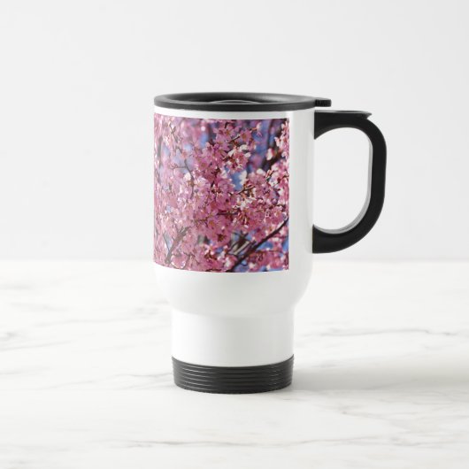 Mug De Voyage Sakura Pink Cherry Blossom Sky (Droite)