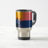 Mug De Voyage Salutation au soleil (Devant droit)