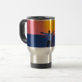 Mug De Voyage Salutation au soleil (Devant gauche)