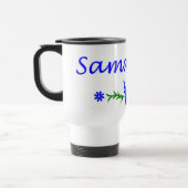 Mug De Voyage Samantha (papillon bleu) (Gauche)