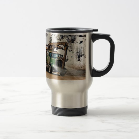 Mug De Voyage S'amuser Se connecter - Se déconnecter Loging Truc (Droit)