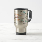 Mug De Voyage Sans musique, la vie Bb (Devant droit)