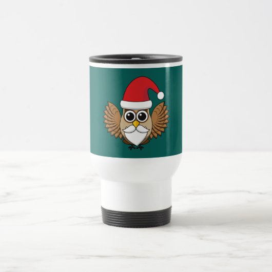 Mug De Voyage Santa Claus Owl (Centre)