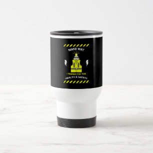 Mug De Voyage Santé Et Sécurité Drôle   NEBOSH   Officier   Latt
