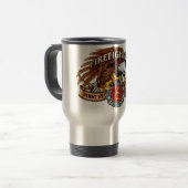 Mug De Voyage Sapeur-pompier Eagle (Devant gauche)