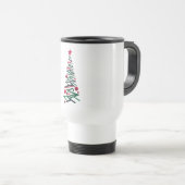 Mug De Voyage Sapin de Noël , (Devant droit)