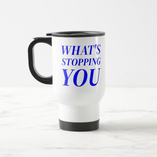 Mug De Voyage sarcasme social inspiration mignon design cool (Gauche)