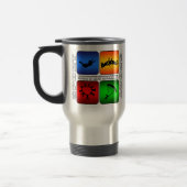 Mug De Voyage Saut en parachute spectaculaire (Gauche)