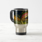 Mug De Voyage Sauts de truites de la rivière Rainbow (Devant gauche)