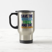 Mug De Voyage Sauvez la grammaire drôle Oxford Comma (Gauche)