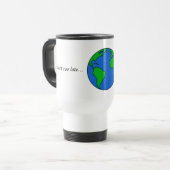 Mug De Voyage Sauvez la planète (Devant gauche)