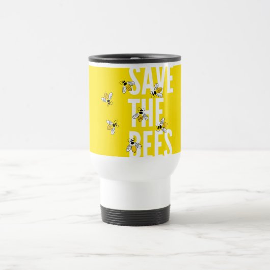 Mug De Voyage Sauvez les abeilles (Centre)