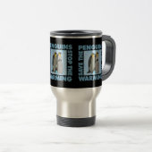 Mug De Voyage Sauvez les pingouins (Devant droit)