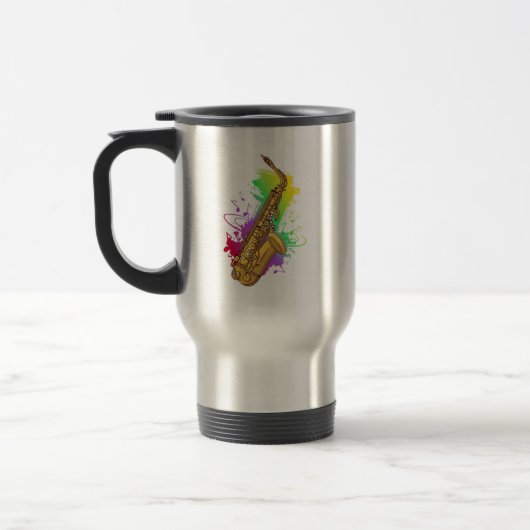 Mug De Voyage Saxophoniste (Gauche)