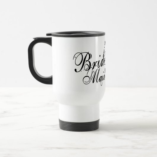 Mug De Voyage Scénario Grunge Vilain - Demoiselle d'Honneur Noir (Gauche)