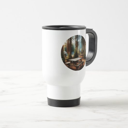 Mug De Voyage Scène Du Camping (Devant droit)