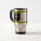 Mug De Voyage Scène du crime de police (Devant gauche)