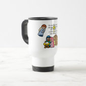 Mug De Voyage Scène mignonne de nativité (Devant gauche)