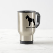 Mug De Voyage Schnauzer géant (Devant droit)