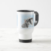 Mug De Voyage Schnauzer (Giant, Standard) Peinture - Chien Art (Devant droit)