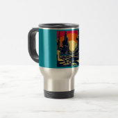 Mug De Voyage Sciage urbain futuriste SF 1 (Devant gauche)