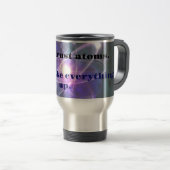 Mug De Voyage Science : Ne faites pas confiance aux atomes... (Devant droit)
