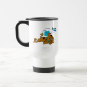 Mug De Voyage Scooby-Doo Carré Rétro Couché (Gauche)