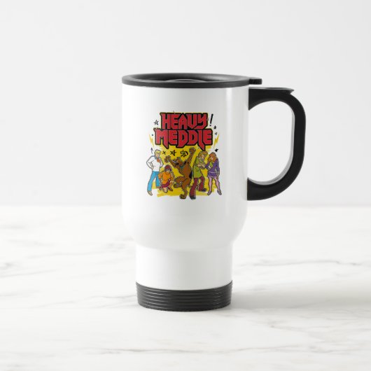Mug De Voyage Scooby-Doo | Graphique "Lourde Médaille" (Droite)