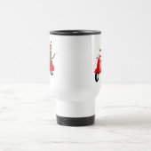 Mug De Voyage Scooter de singe de chaussette (Centre)