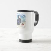 Mug De Voyage Scottie à la Plage (Devant droit)