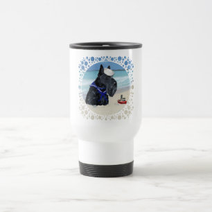 Mug De Voyage Scottie à la Plage