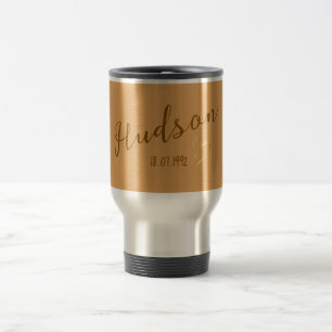 Mug De Voyage Script de nom personnalisé moderne