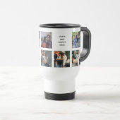 Mug De Voyage Script noir | Photo des meilleurs amis (Devant droit)