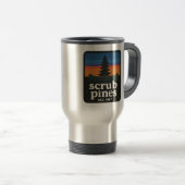 Mug De Voyage Scrubpines couché de soleil mule (Devant droit)