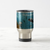 Mug De Voyage Scuba Diver scène sous-marine Personnaliser (Centre)