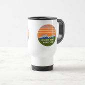 Mug De Voyage Se promener plus s'inquiéter moins (Devant droit)