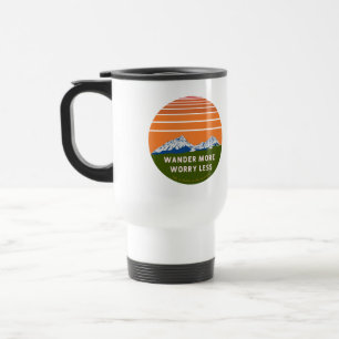 Mug De Voyage Se promener plus s'inquiéter moins