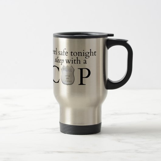 Mug De Voyage Se sentir en sécurité ce soir ! (Droit)