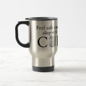 Mug De Voyage Se sentir en sécurité ce soir ! (Gauche)
