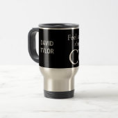 Mug De Voyage Se sentir en sécurité ce soir ! (Devant gauche)
