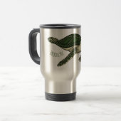 Mug De Voyage Sea turtle cartoon (Devant gauche)
