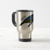 Mug De Voyage Sea turtle cartoon (Devant gauche)