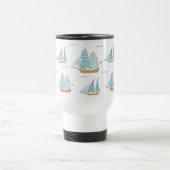 Mug De Voyage Seatime été Cute yachts avec voile (Centre)