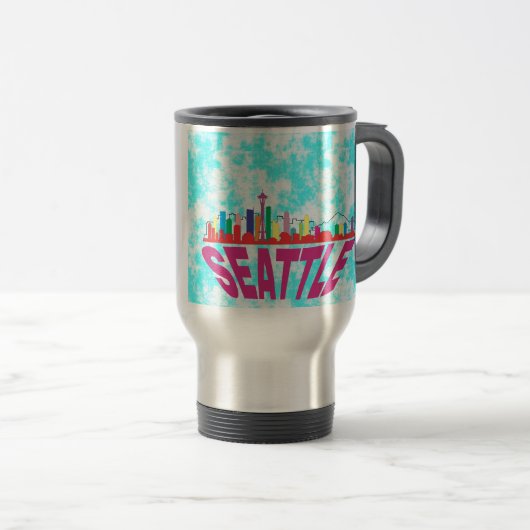 Mug De Voyage Seattle (Devant droit)