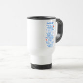Mug De Voyage Secrétaire Merci (Devant droit)