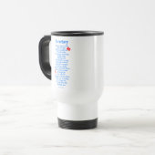Mug De Voyage Secrétaire Merci (Devant gauche)