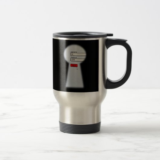 Mug De Voyage Sécurité par mot de passe (Droit)